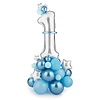 PartyDeco PartyDeco Balloon Bouquet Number "1", Blue, 90x140Cm