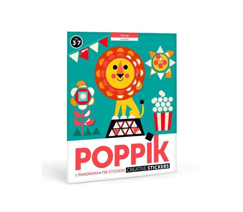 Poppik Panorama Circus Sticker Poster