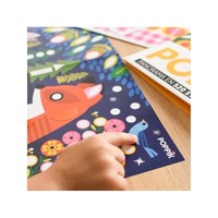 Poppik Panorama Baby Animals Sticker Poster