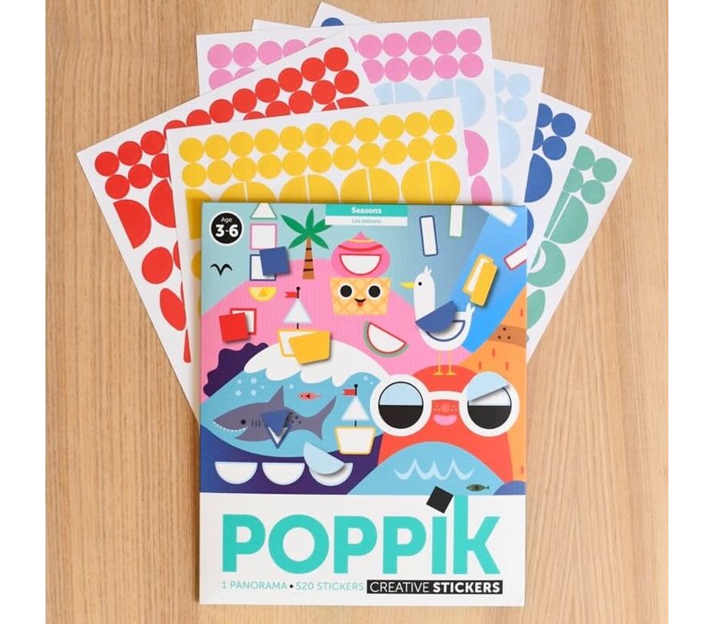 Copy of Poppik Panorama Baby Animals Sticker Poster