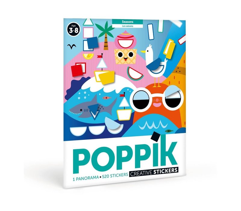 Poppik Panorama Seasons Sticker Poster