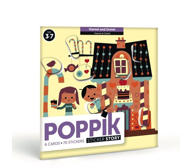 Poppik Stickers Story - Hansel And Gretel