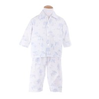 Theophile & Patachou Pyjama Lichtblauw Geprint