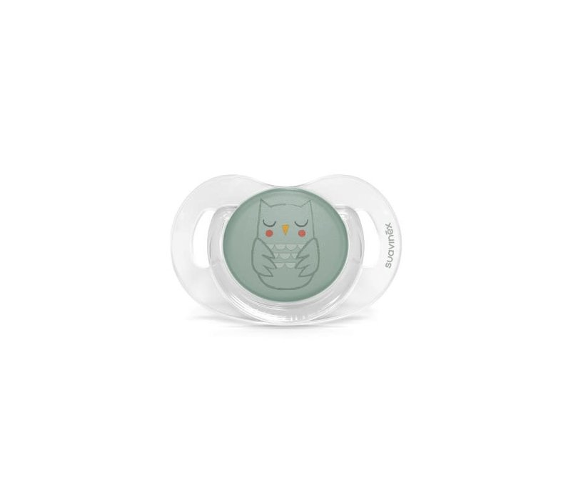 SX - BONHOMIA - Soother - Sili. - Flat - 0/6M - Owl Green