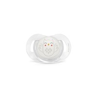 SX - BONHOMIA - Soother - Sili. - Flat - 0/6M - Owl Beige