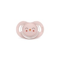 Copy of SX - BONHOMIA - Soother - Sili. - Flat - 0/6M - Owl Beige