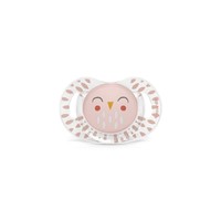 Copy of SX - BONHOMIA - Soother - Sili. - Flat - 6/18M - Owl Beige