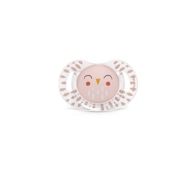 Copy of SX - BONHOMIA - Soother - Sili. - Flat - 6/18M - Owl Beige