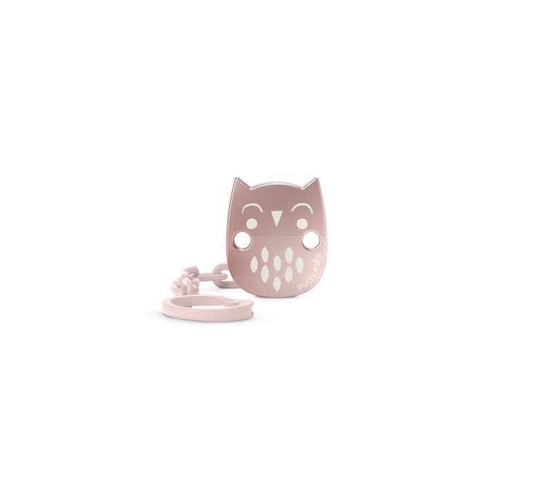 SX - BONHOMIA - Soother Chain - Owl Pink