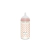 Suavinex SX - BONHOMIA - Bottle - Glass - Sili. - M - 240Ml - Feather Pink