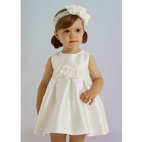 Abel & Lula Robe Mikado Blanc