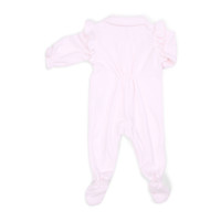 Poetree Kids Babypakje Velours Met Ruffles Licht Roze