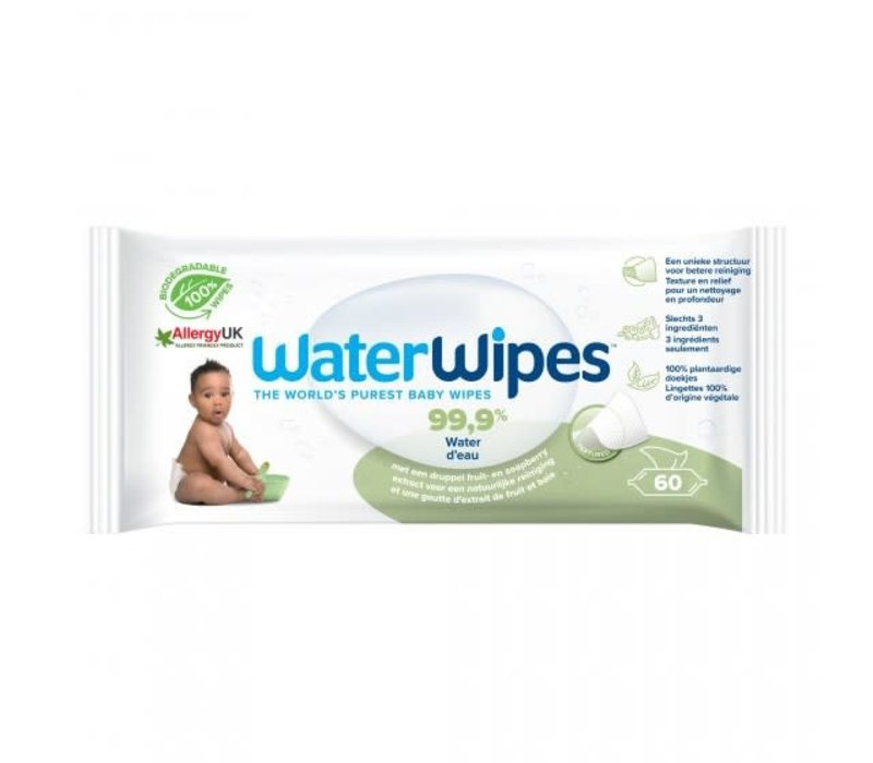 WaterWipes Bio Billendoekjes 60 stuks