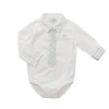 Natini Natini Bodyshirt Pierrot Tie Square Offwhite