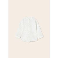 Mayoral L/s linen shirt Dots