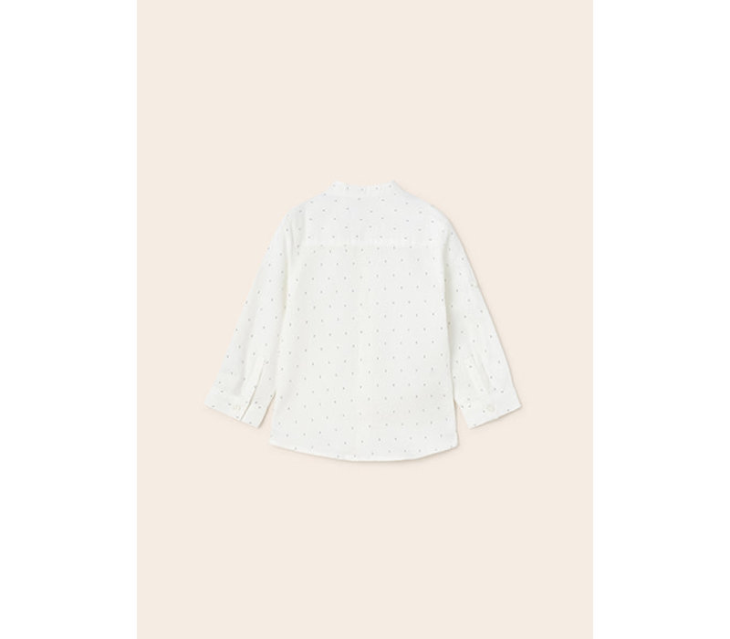 Mayoral L/s linen shirt Dots