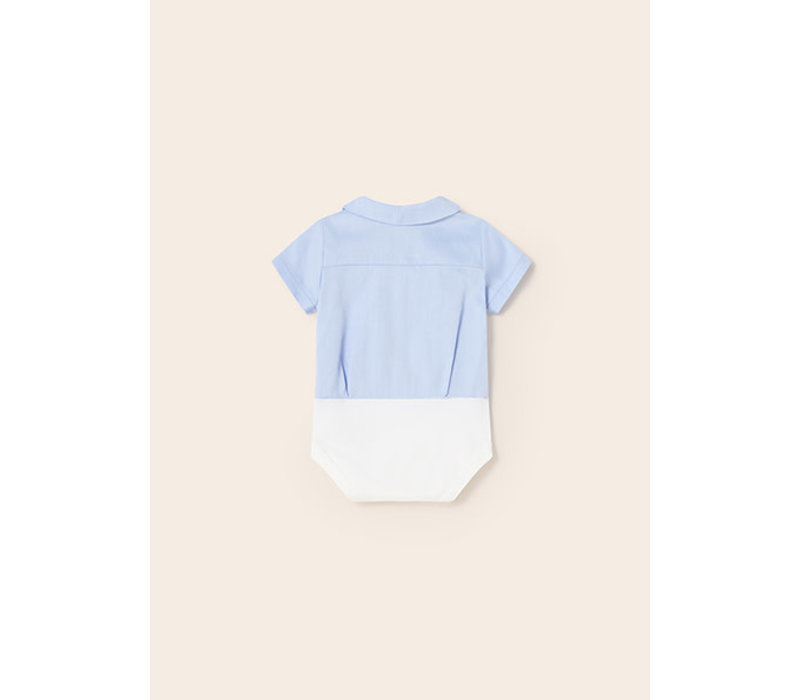 Mayoral S/s Shirt bodysuit Lightblue