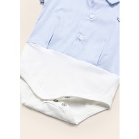 Mayoral S/s Shirt bodysuit Lightblue