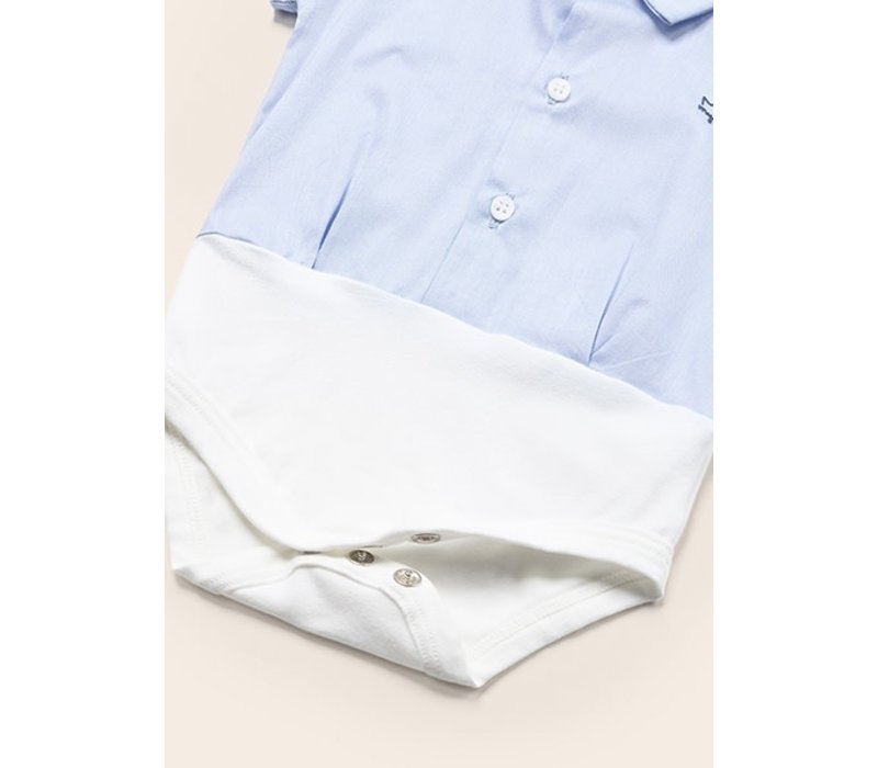 Mayoral S/s Shirt bodysuit Lightblue