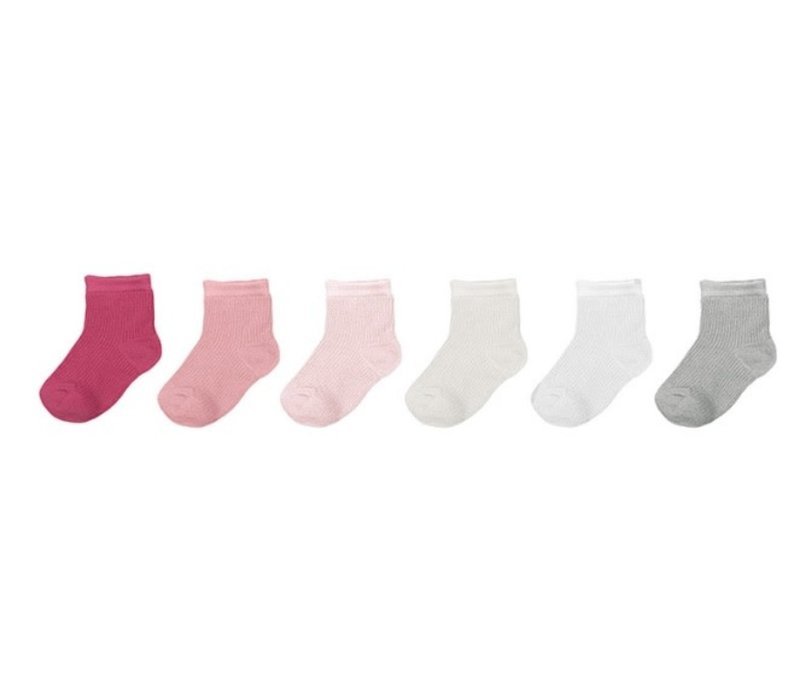 Mayoral Set of 6 socks Tulip rose