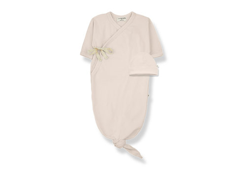 1+ In The Family 1+ In The Family Clothilde Newborn Set Organic Plain Jersey Blush