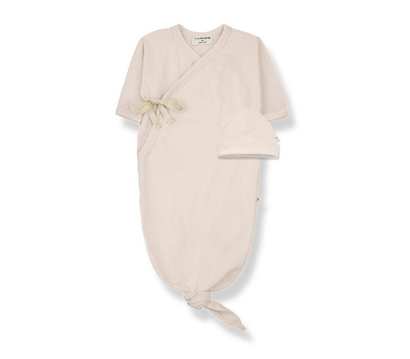 1+ In The Family Clothilde Newborn Set Organic Plain Jersey Blush