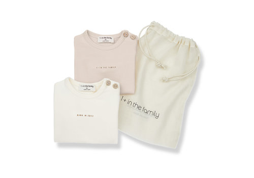 1+ In The Family 1+ In The Family Lis Body Pack Organic Plain Jersey Blush