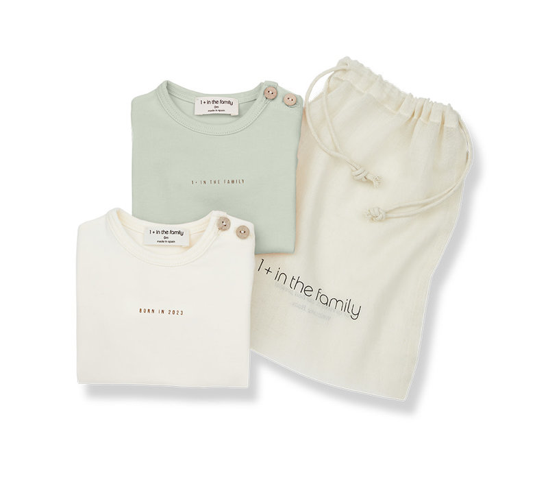 1+ In The Family Lis Body Pack Organic Plain Jersey Jade