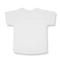 1+ In The Family Kevin S.Sleeve T-Shirt Slub Cotton Jersey Off-White