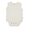 1+ In The Family 1+ In The Family Leon Sleeveless Body Plain Rib Jersey Bone