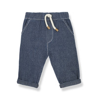 1+ In The Family Everett Pants Striped Washed Denim Denim