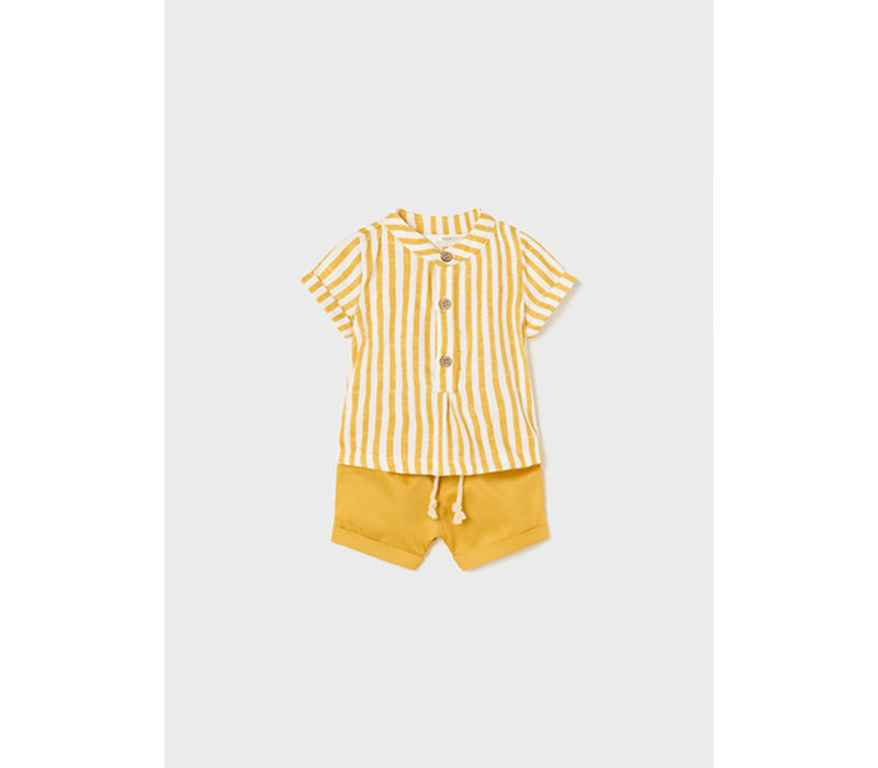 Mayoral Shorts and t-shirt set Banana 1265-42