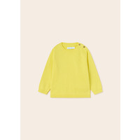 Mayoral Basic cotton jumper Lemon