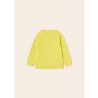 Mayoral Basic cotton jumper Lemon