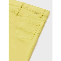 Mayoral Basic slim fit serge pants Lemon