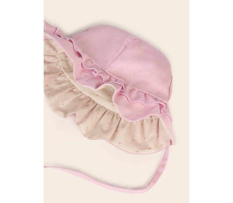 Mayoral Reversible hat Blush