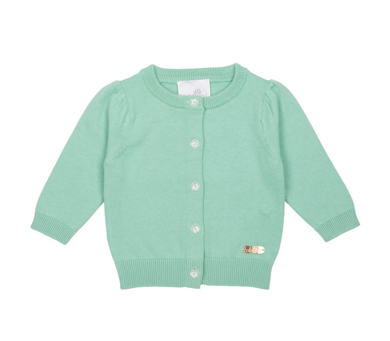 Natini Cardigan Flower Mint