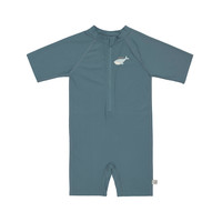 Lässig LSF Short Sleeve Sunsuit Whale Blue