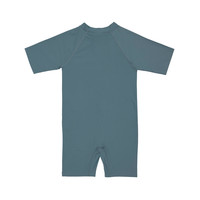 Lässig LSF Short Sleeve Sunsuit Whale Blue