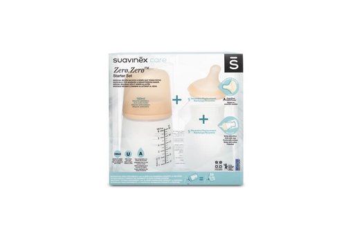 Suavinex Copy of SX - Zero.Zero - Pack Breastfeeding Bottle - 270ML M Flow