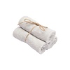 Timboo Timboo Gastendoek 29,5 x 50 cm Silver Grey Per 3 Stuks