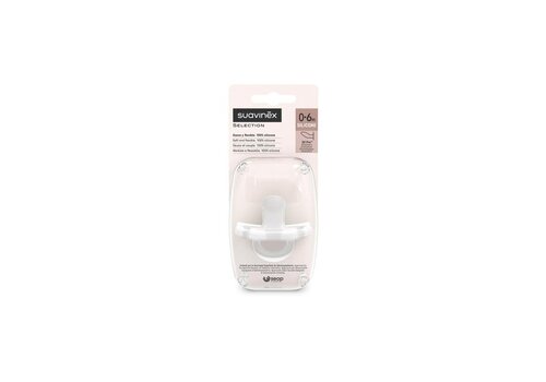 Suavinex Copy of Suavinex - Essence - Soother - Sili. - Flat - 0/6M - Pink