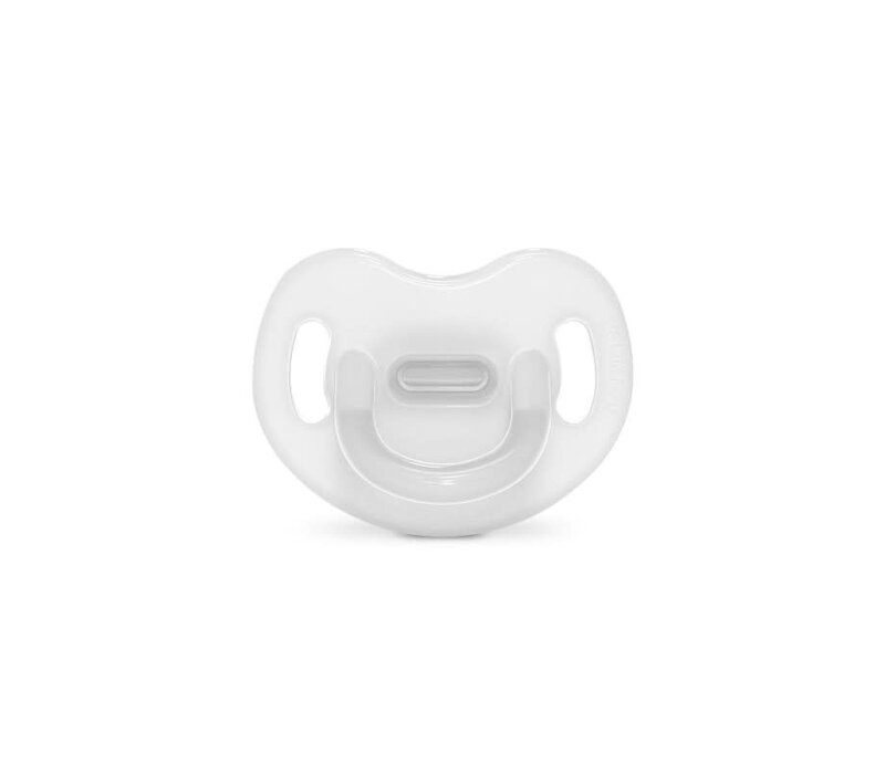 Copy of Suavinex - Essence - Soother - Sili. - Flat - 0/6M - Transparant