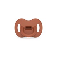 Copy of Suavinex - Essence - Soother - Sili. - Flat - 0/6M - Brick Red