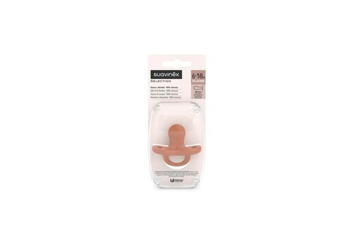 Suavinex Copy of Suavinex - Essence - Soother - Sili. - Reversible - 0/6M - Brick Red