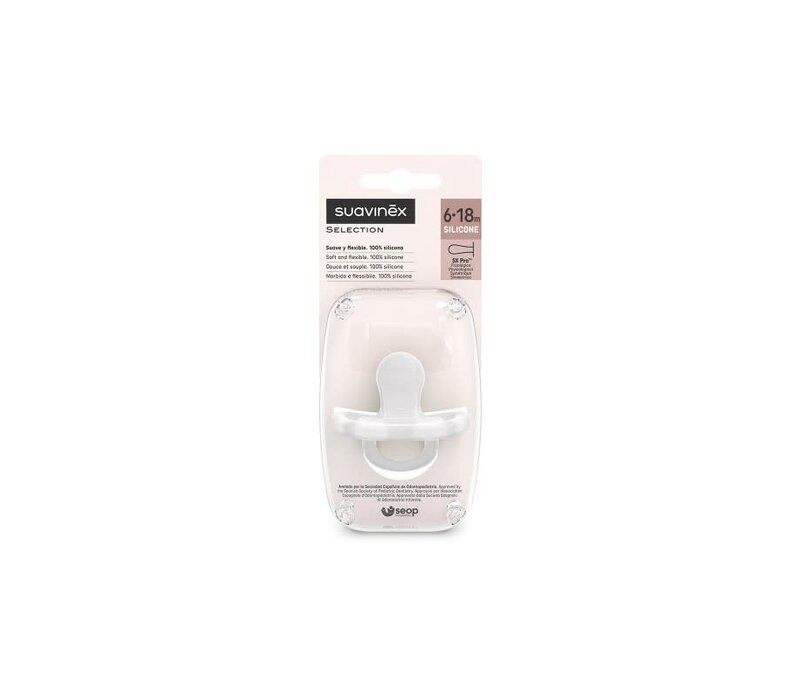 Copy of Suavinex - Essence - Soother - Sili. - Reversible - 6/18M - Pink