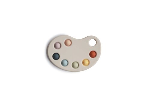 Mushie Mushie Press-Toy Paint Palette - Multi