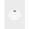 Mayoral Mayoral L/S Shirt And Bowtie White