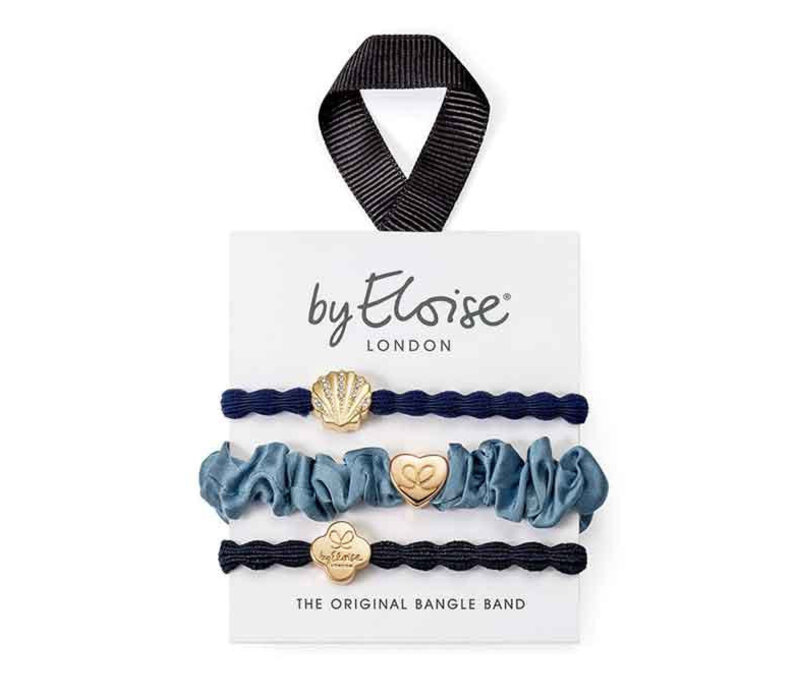 By Eloise Haarelastiek/Armband Set | Denim Days