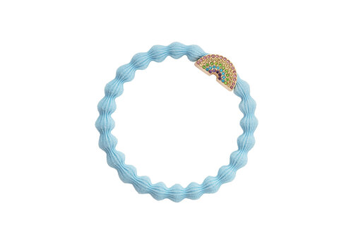 By Eloise By Eloise Haarelastiek/Armband Rainbow Sky Blue